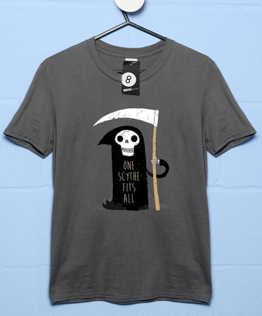 One Scythe Fits All DinoMike Unisex T-Shirt 8Ball